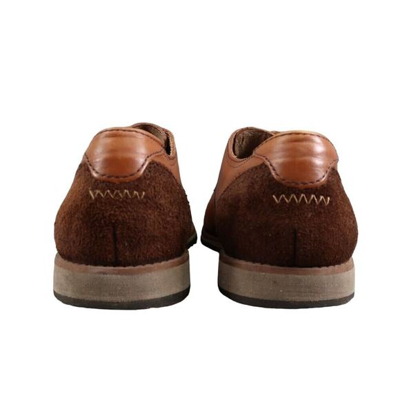 Flexi Shoes Mens 9 Oxford Chukka Leather Classic Professional Comfort Work Brown main image 6